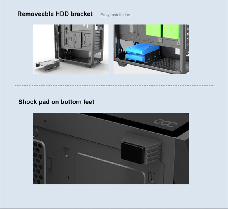 Gamemax Typhoon COC Black Gaming Computer Case